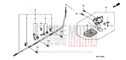 PARKING BRAKE FJS600D7 de 2007